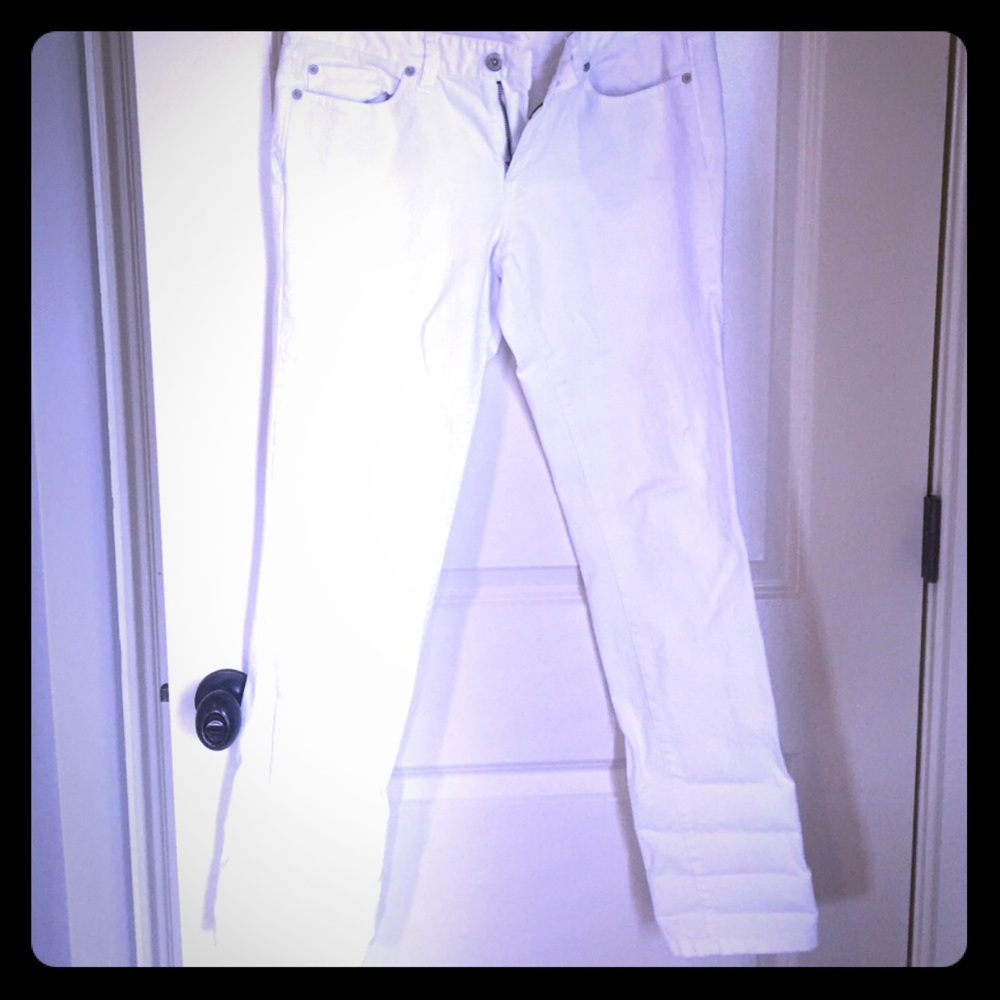 Loft white jeans